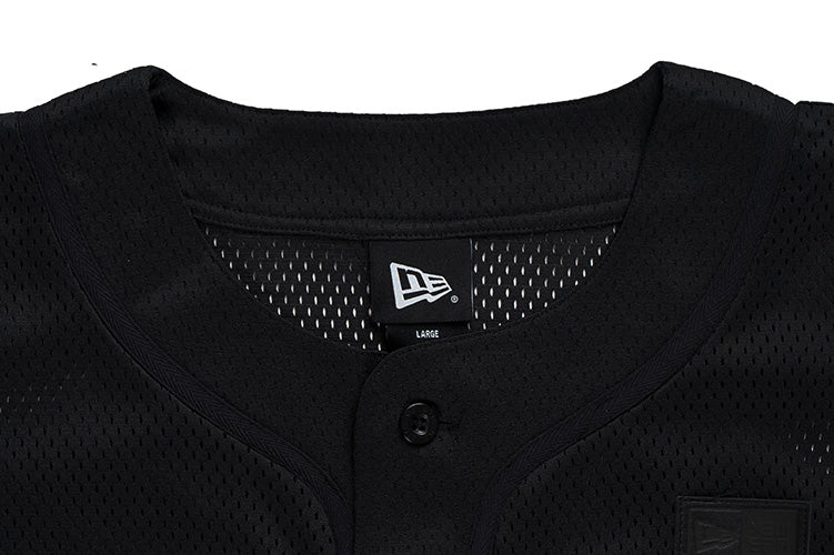 NEW ERA DARK 90S BLACK BASEBALL JERSEY