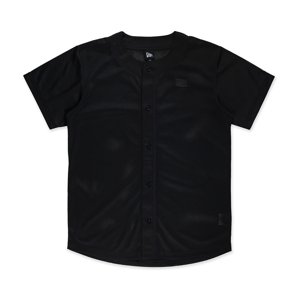 NEW ERA DARK 90S BLACK BASEBALL JERSEY