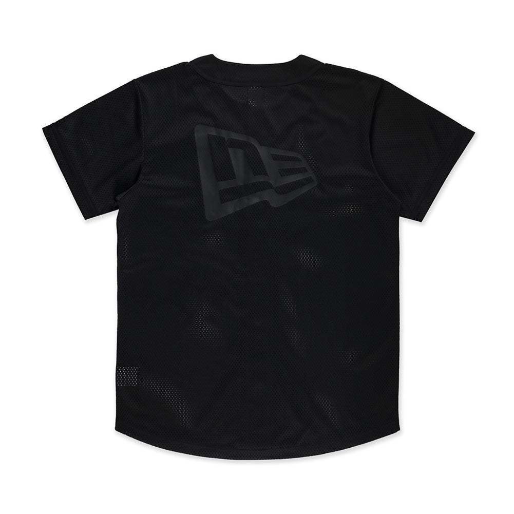 NEW ERA DARK 90S BLACK BASEBALL JERSEY