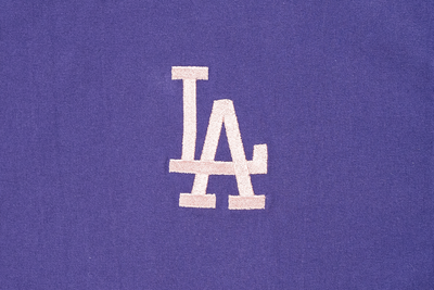 LOS ANGELES DODGERS COLOR ERA PURPLE WOMEN SHORT SLEEVE TEE DRESS