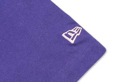 LOS ANGELES DODGERS COLOR ERA PURPLE WOMEN SHORT SLEEVE TEE DRESS