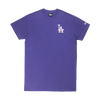 LOS ANGELES DODGERS COLOR ERA PURPLE WOMEN SHORT SLEEVE TEE DRESS