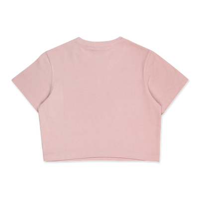 NEW YORK YANKEES PREPPY DIRTY PINK WOMEN CROP TEE