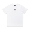 NEW YORK YANKEES PREPPY WHITE SHORT SLEEVE T-SHIRT