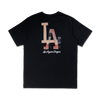 LOS ANGELES DODGERS PREPPY BLACK SHORT SLEEVE T-SHIRT