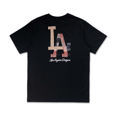 LOS ANGELES DODGERS PREPPY BLACK SHORT SLEEVE T-SHIRT