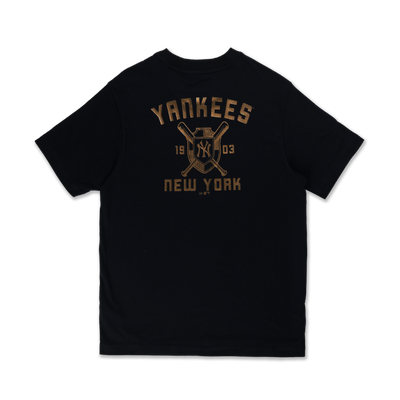 NEW YORK YANKEES ESSENTIAL BLACK SHORT SLEEVE T-SHIRT