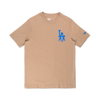 LOS ANGELES DODGERS ESSENTIAL KHAKI SHORT SLEEVE T-SHIRT