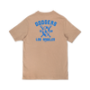 LOS ANGELES DODGERS ESSENTIAL KHAKI SHORT SLEEVE T-SHIRT