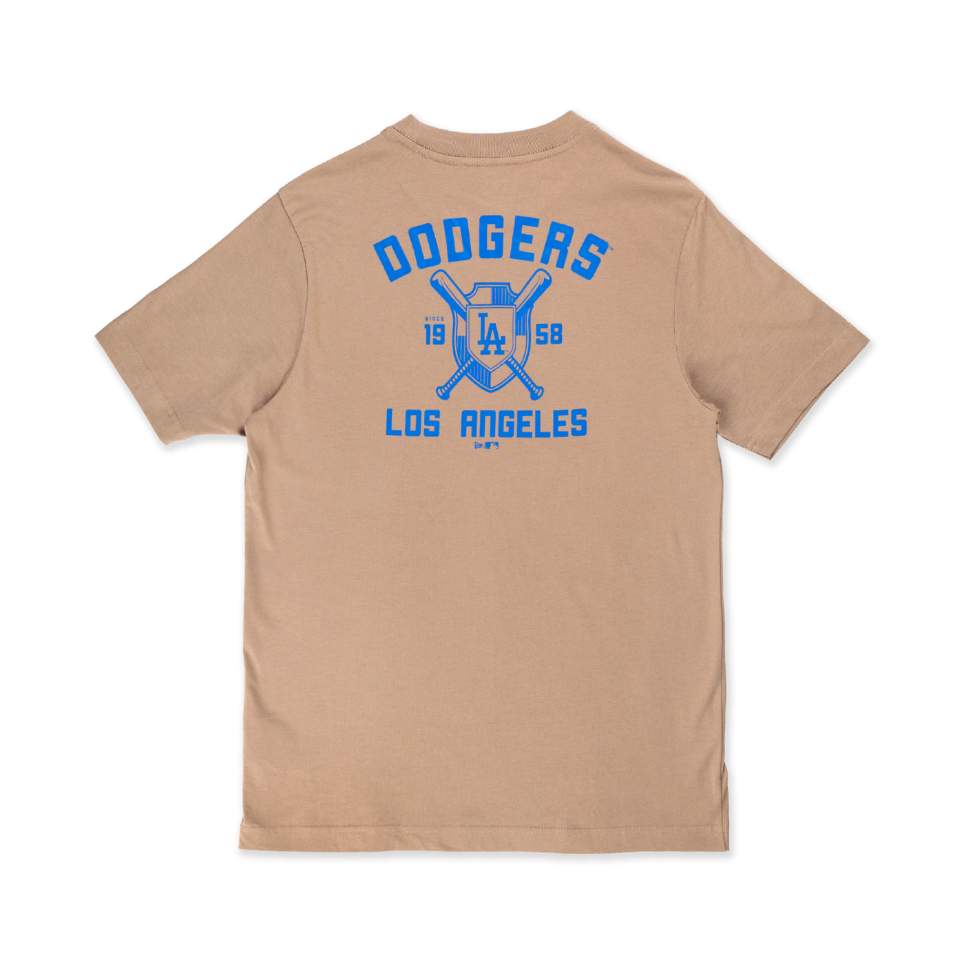 LOS ANGELES DODGERS ESSENTIAL KHAKI SHORT SLEEVE T-SHIRT