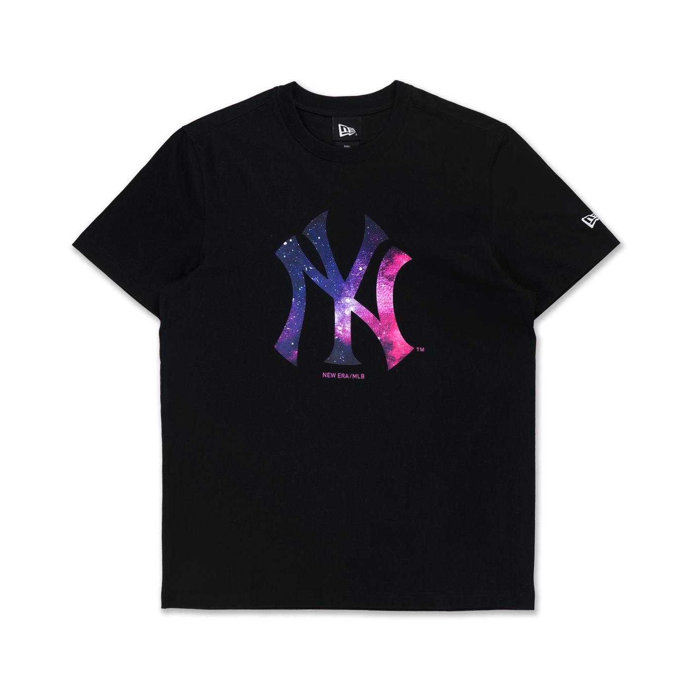 NEW YORK YANKEES COMIC SPACE BLACK SHORT SLEEVE T-SHIRT