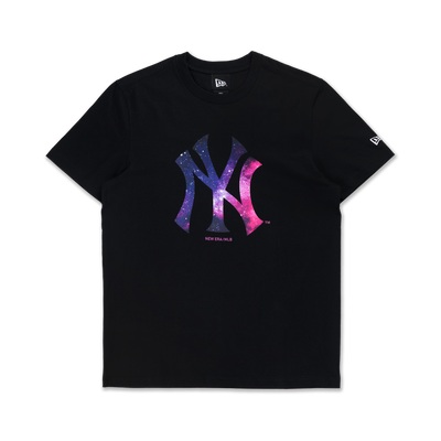 NEW YORK YANKEES COMIC SPACE BLACK SHORT SLEEVE T-SHIRT