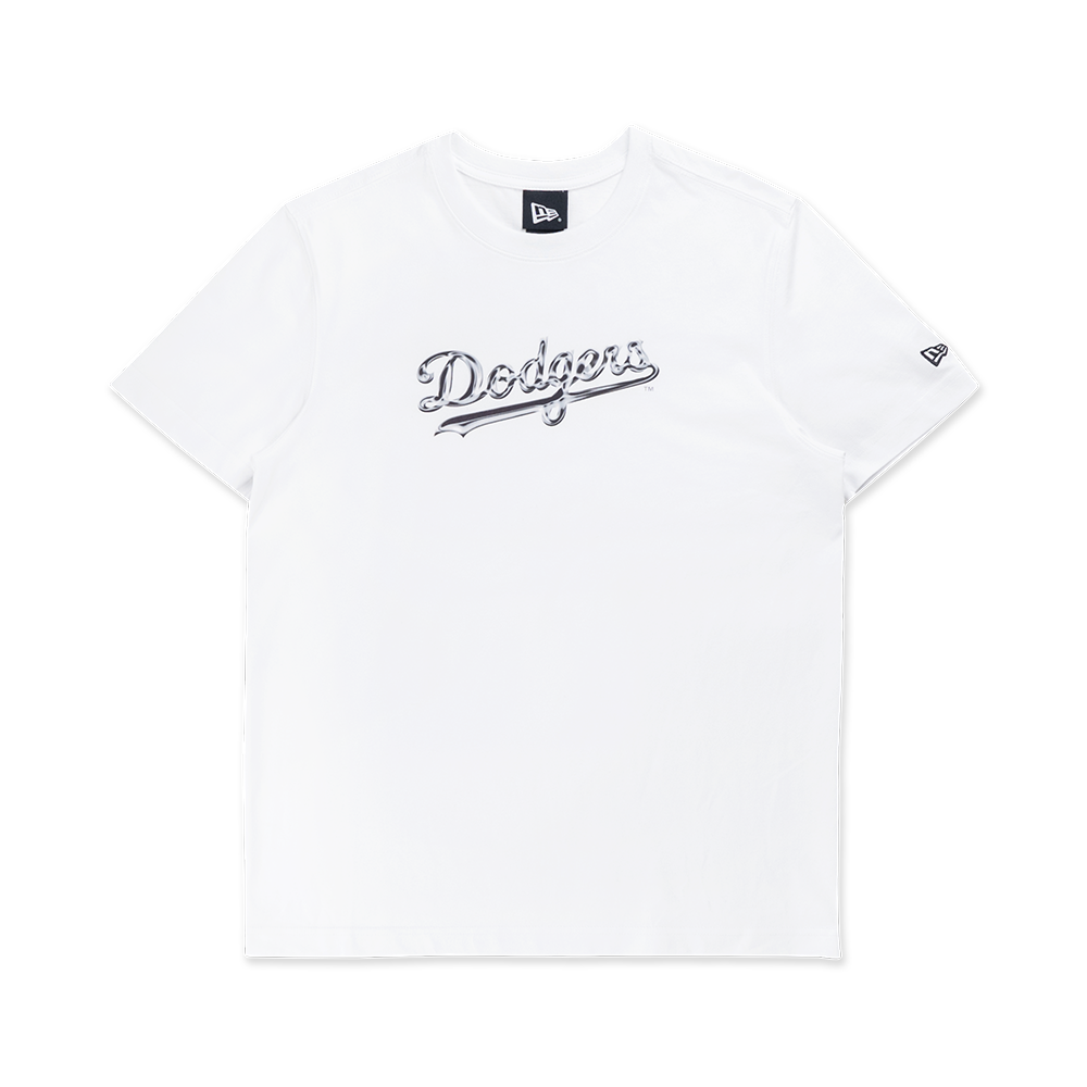 LOS ANGELES DODGERS COMIC SPACE WHITE SHORT SLEEVE T-SHIRT