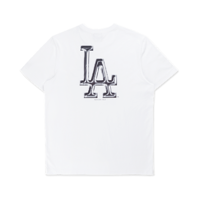 LOS ANGELES DODGERS COMIC SPACE WHITE SHORT SLEEVE T-SHIRT