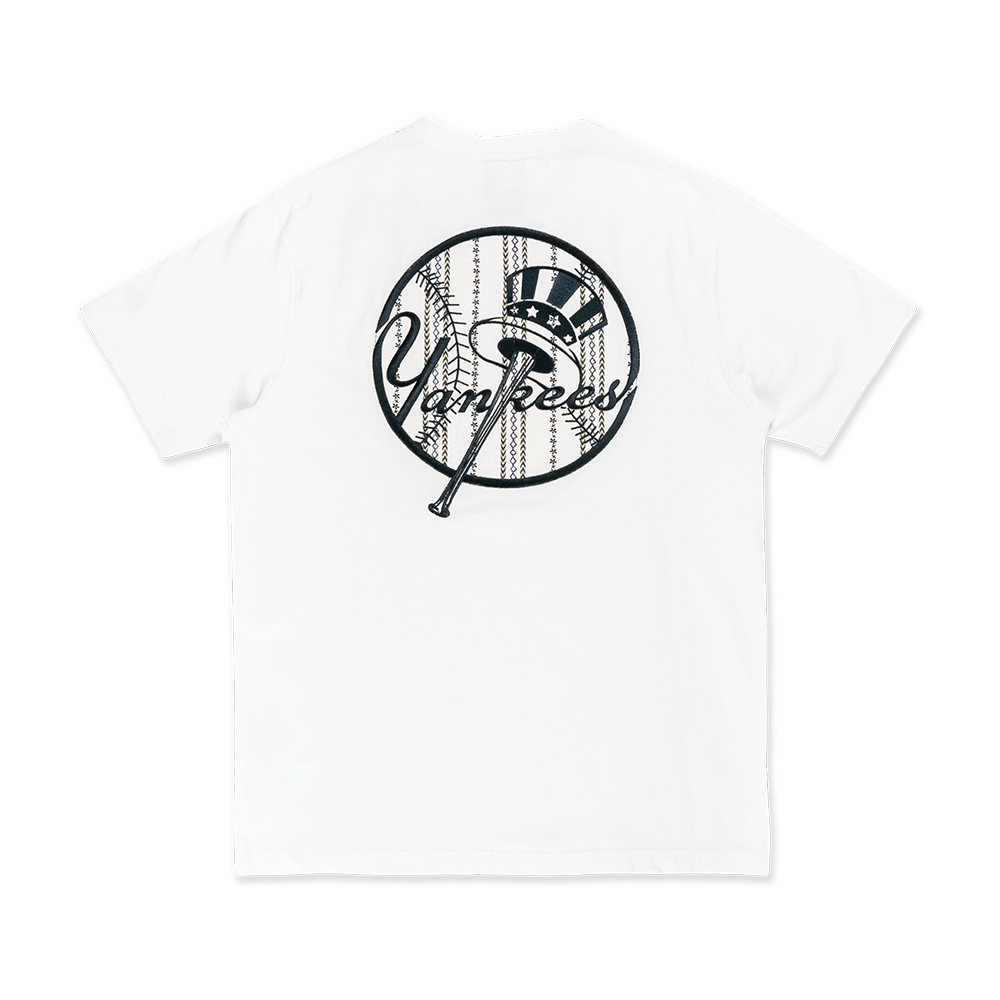 NEW YORK YANKEES BORO CONTEMPORARY WHITE SHORT SLEEVE T-SHIRT