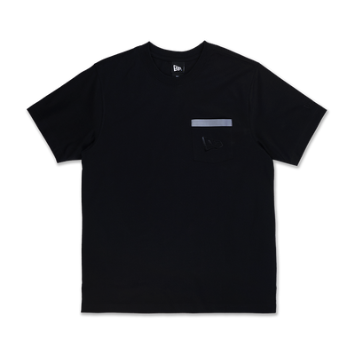 NEW ERA DARK 90S BLACK SHORT SLEEVE POCKET T-SHIRT