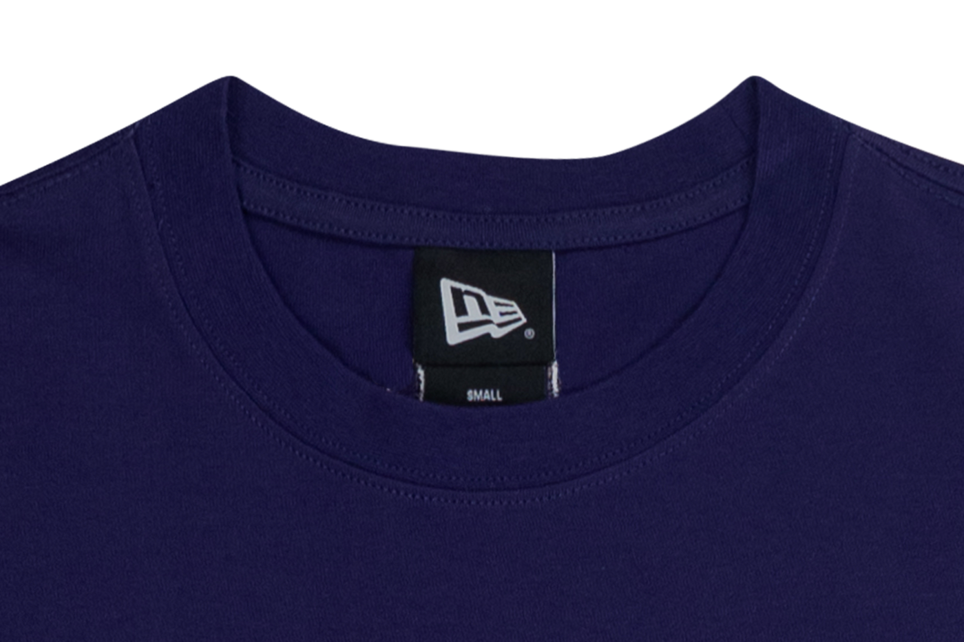 NEW ERA BASIC SCRIPT OVERSIZED PURPLE SHORT SLEEVE T-SHIRT