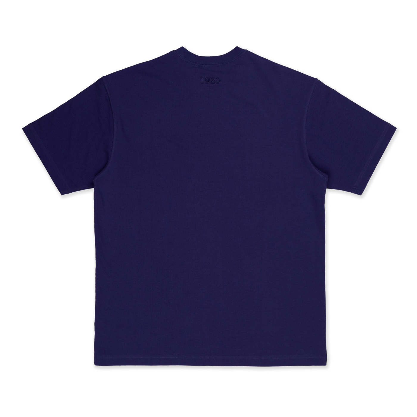 NEW ERA BASIC SCRIPT OVERSIZED PURPLE SHORT SLEEVE T-SHIRT