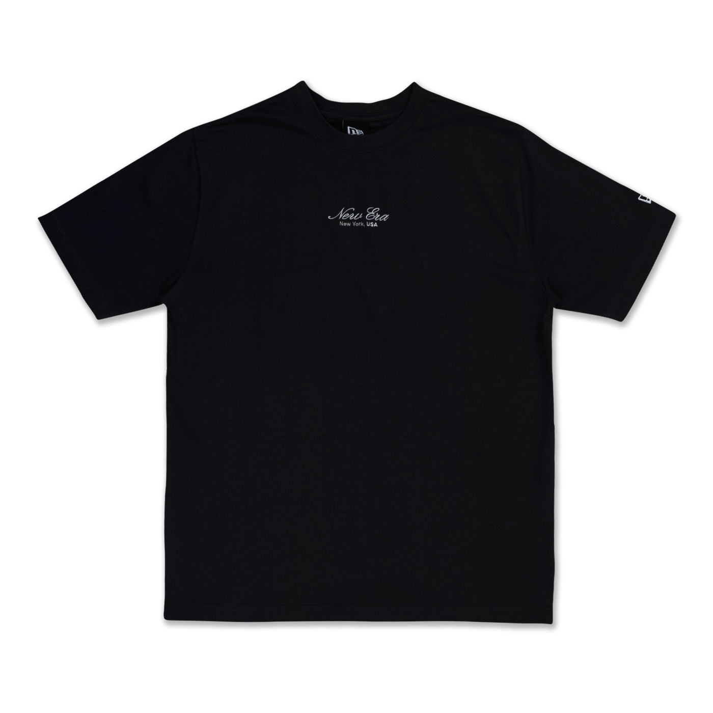 NEW ERA BASIC SCRIPT OVERSIZED GRAPHITE SHORT SLEEVE T-SHIRT