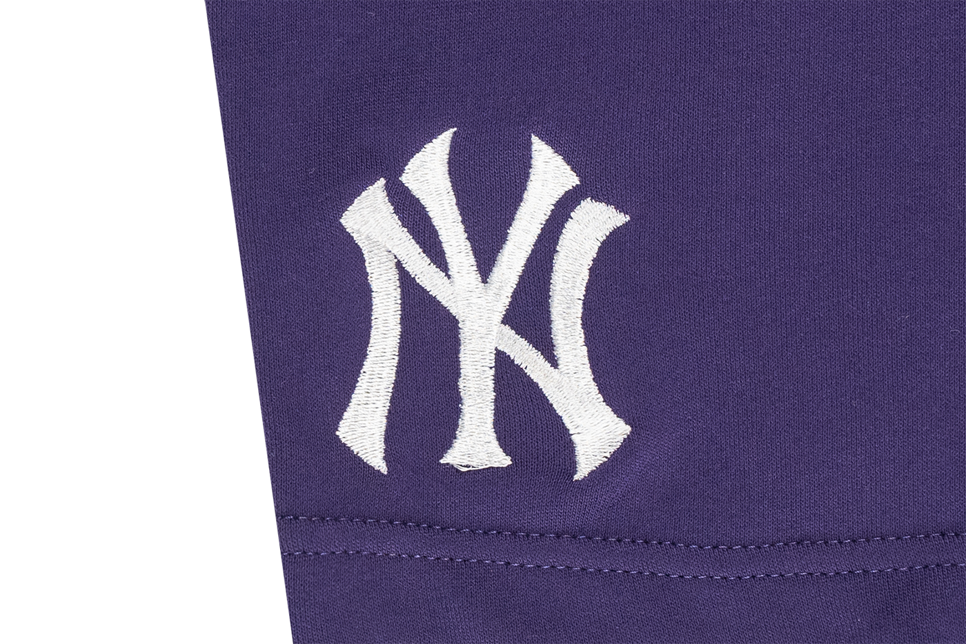 NEW YORK YANKEES COLOR ERA PURPLE KNIT SHORTS