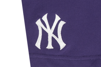 NEW YORK YANKEES COLOR ERA PURPLE KNIT SHORTS