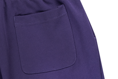 NEW YORK YANKEES COLOR ERA PURPLE KNIT SHORTS