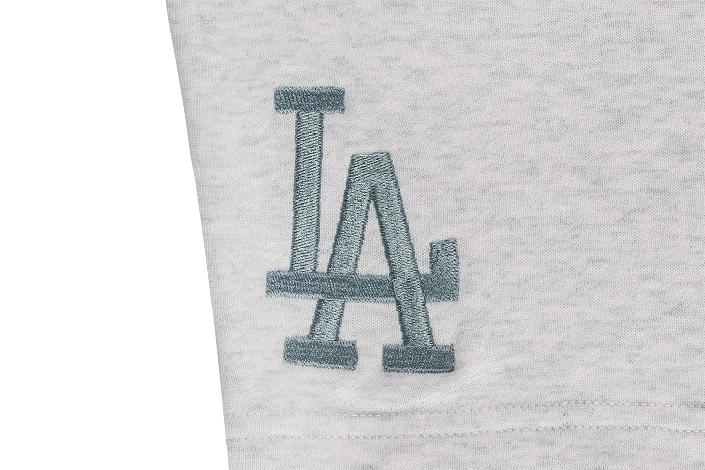 LOS ANGELES DODGERS COLOR ERA LIGHT HEATHER GRAY KNIT SHORTS