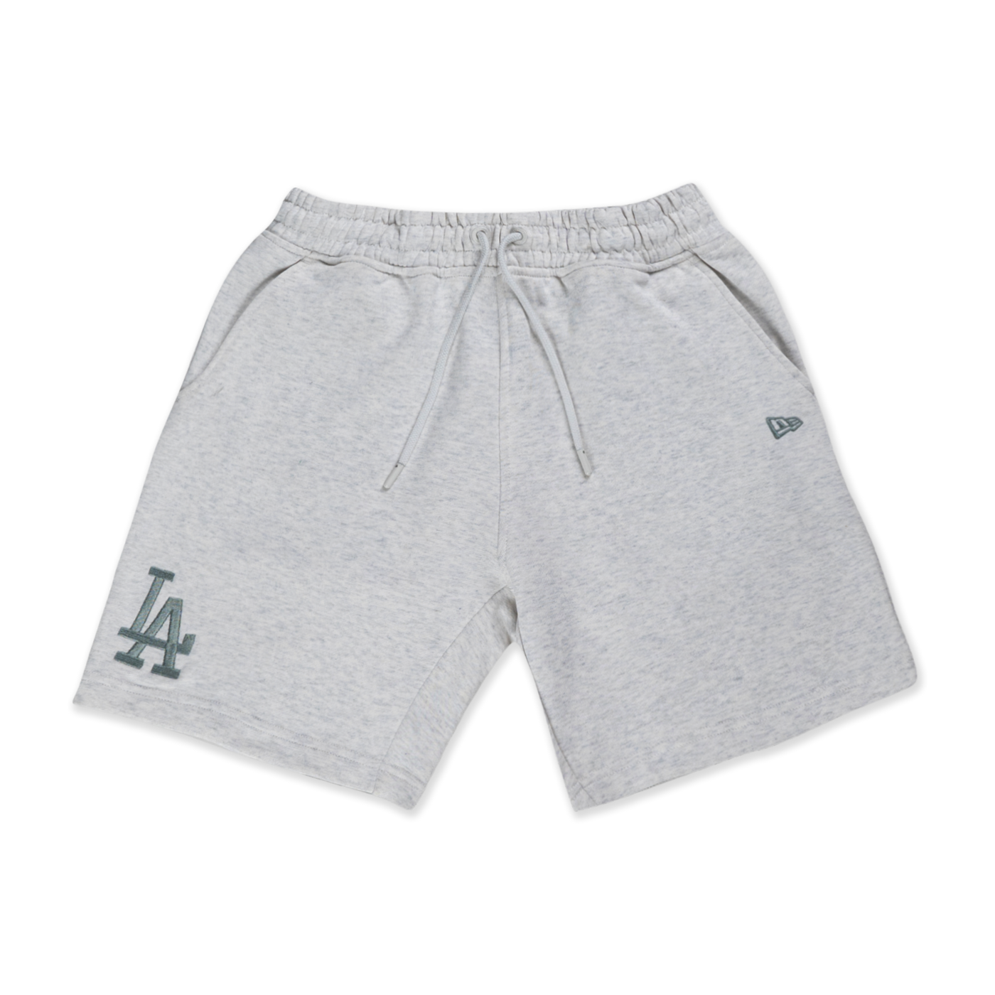 LOS ANGELES DODGERS COLOR ERA LIGHT HEATHER GRAY KNIT SHORTS