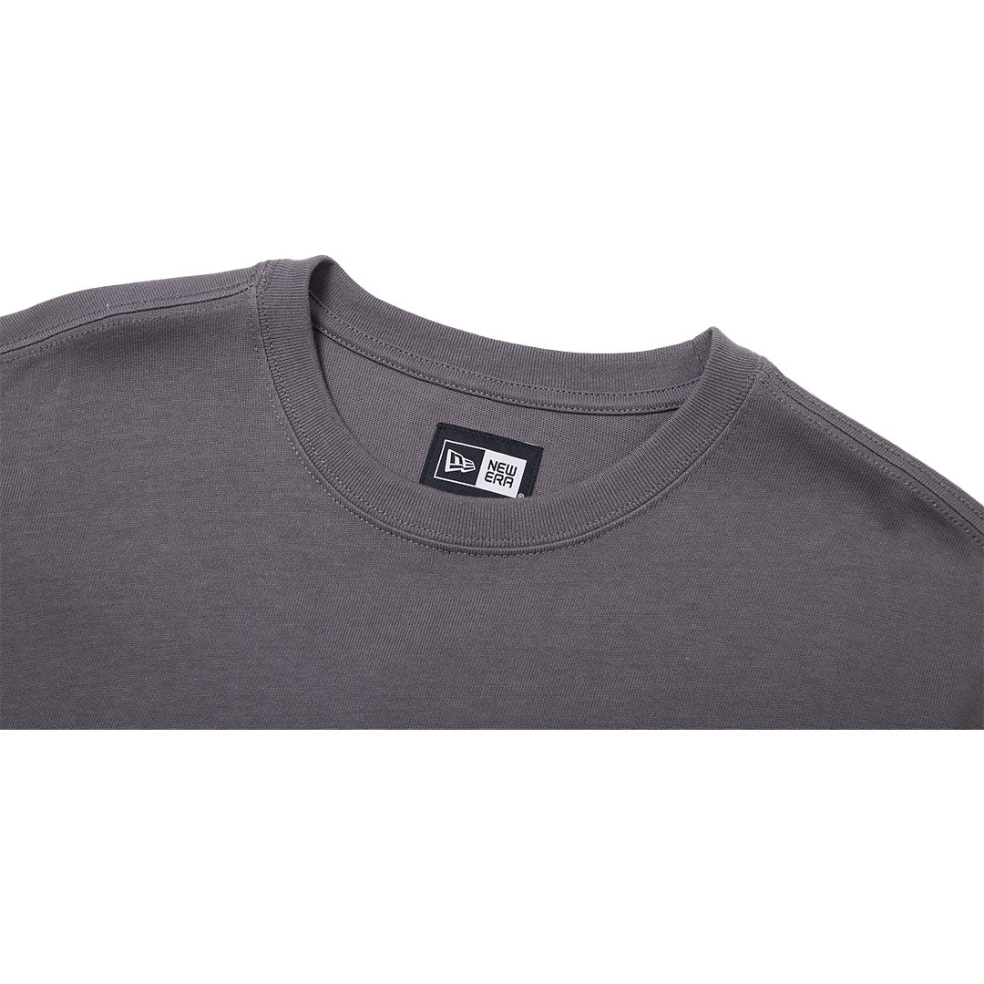 NEW ERA BASIC ESSENTIAL GRAY OVERSIZED SHORT SLEEVE T-SHIRT