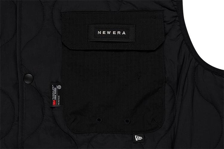 NEW ERA URBAN COMMUTER BLACK PAADED VEST