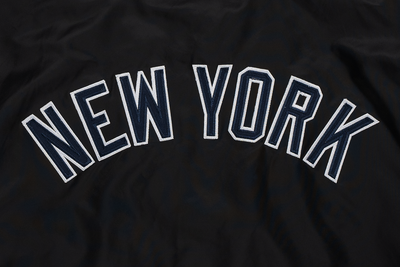 NEW YORK YANKEES SPORTCORE BLACK VARSITY JACKET