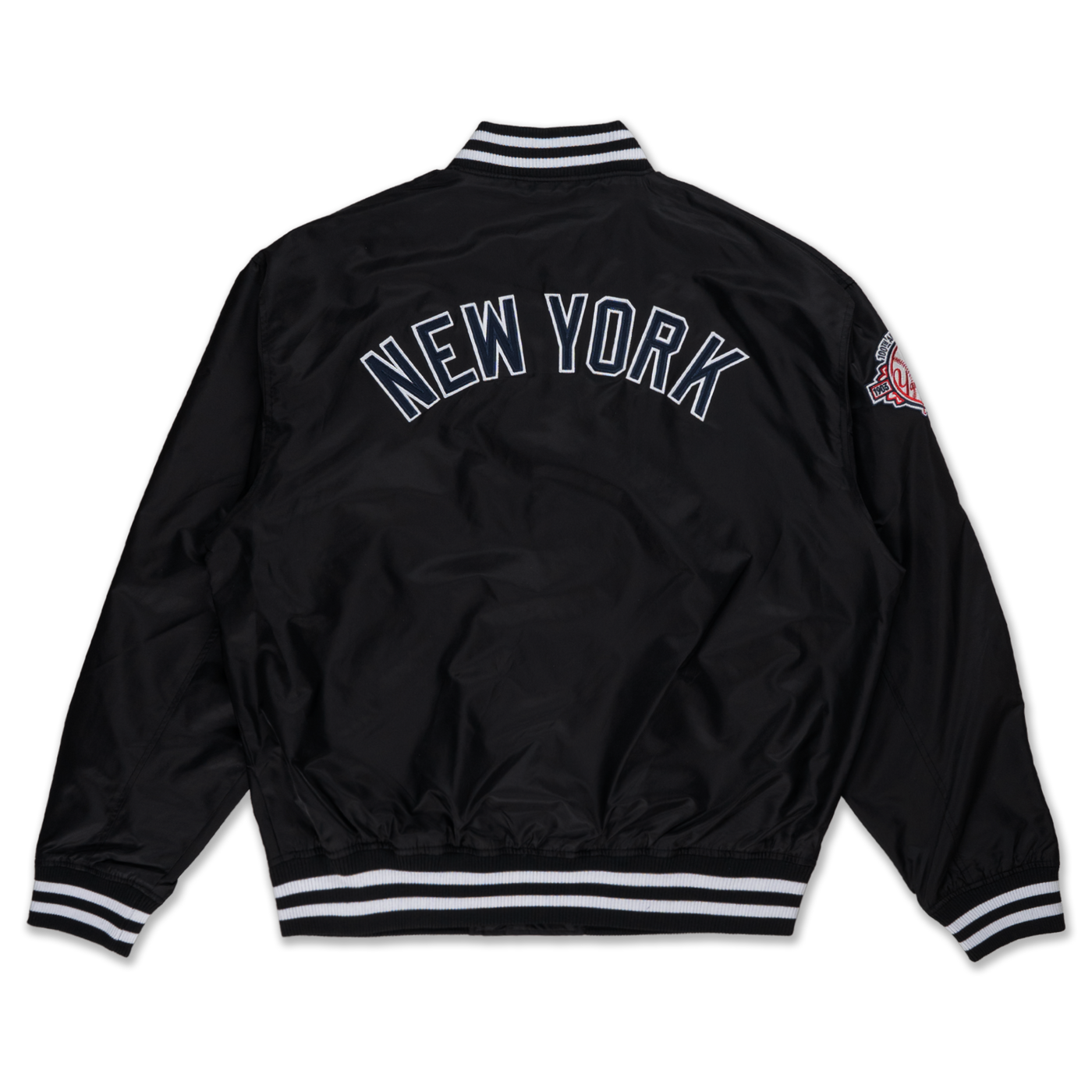 NEW YORK YANKEES SPORTCORE BLACK VARSITY JACKET