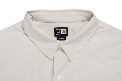 NEW ERA URBAN COMMUTER IVORY LONG SLEEVE  WOVEN SHIRT