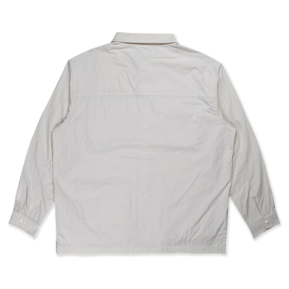 NEW ERA URBAN COMMUTER IVORY LONG SLEEVE  WOVEN SHIRT