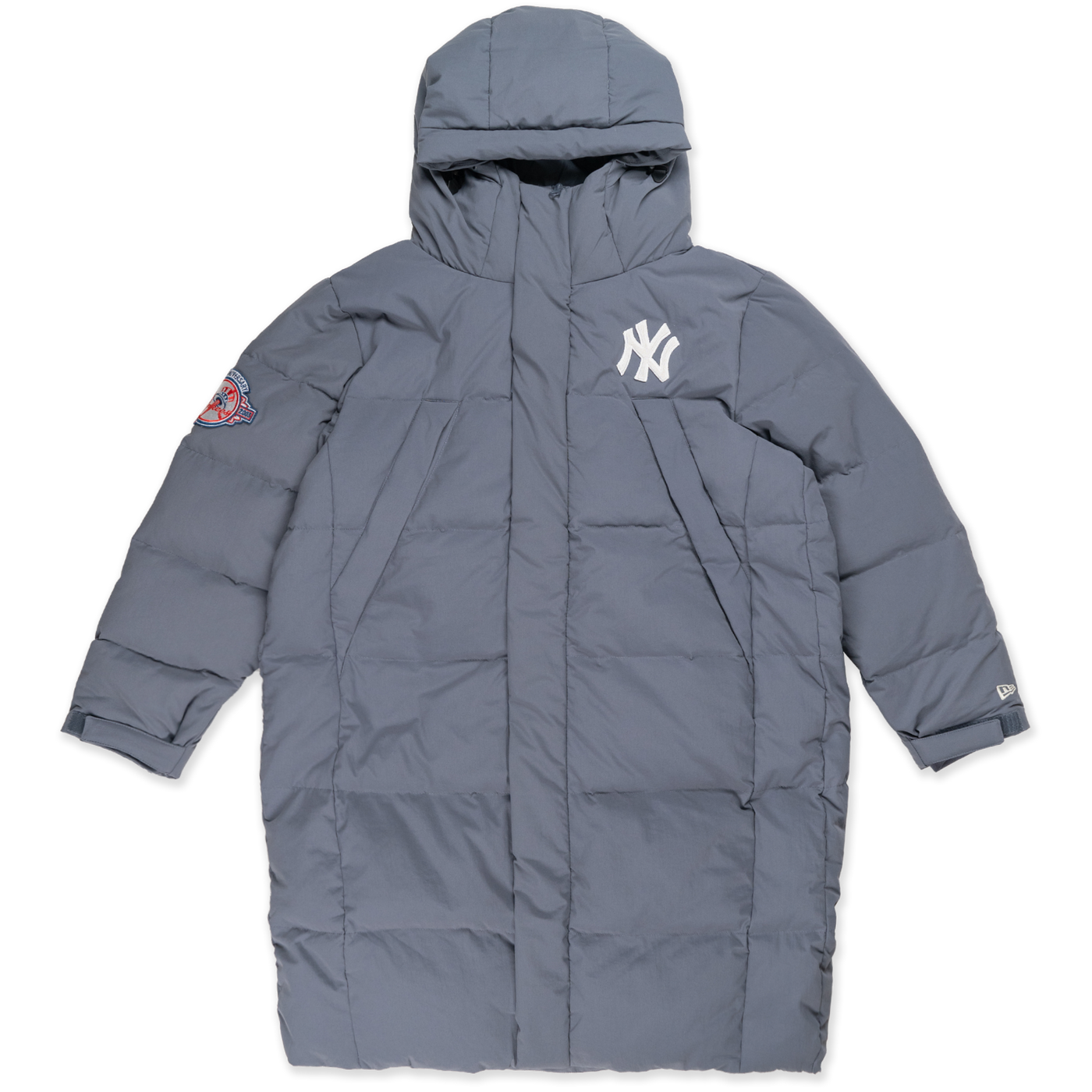 NEW YORK YANKEES COMFORT GRAY LONG DOWN JACKET