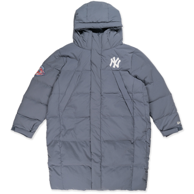 NEW YORK YANKEES COMFORT GRAY LONG DOWN JACKET