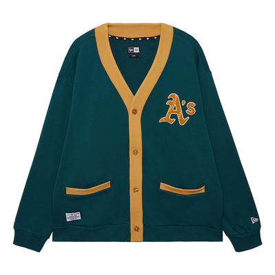 OAKLAND ATHLETICS ACADEMY CLUB DARK GREEN CARDIGAN