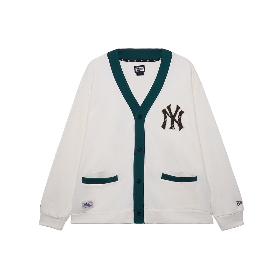 NEW YORK YANKEES ACADEMY CLUB WHITE CARDIGAN