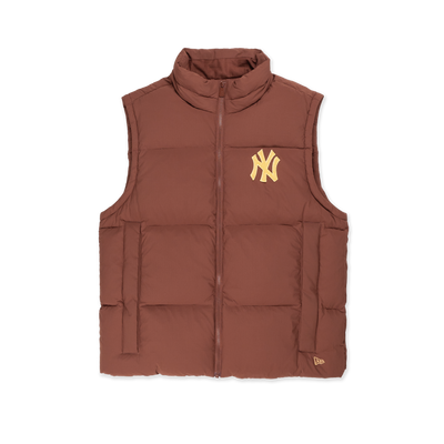 NEW YORK YANKEES COMFORT BROWN DOWN VEST