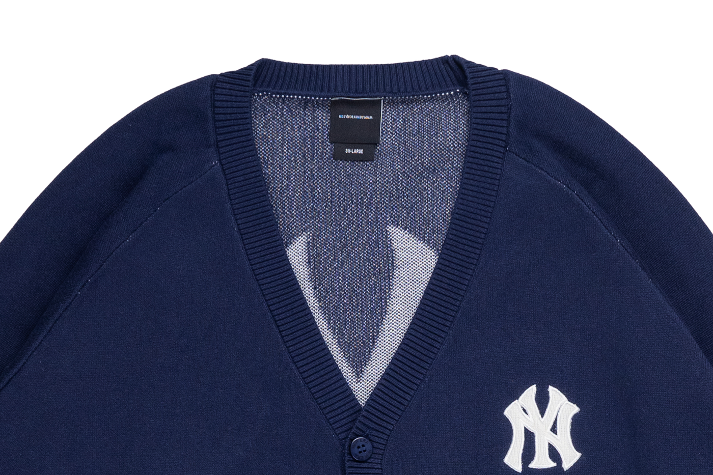 NEW YORK YANKEES ESSENTIAL NAVY CARDIGAN