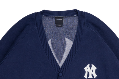 NEW YORK YANKEES ESSENTIAL NAVY CARDIGAN