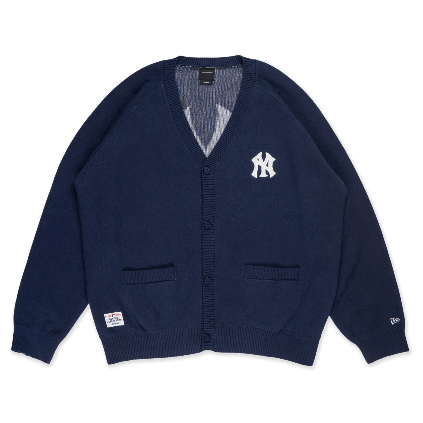 NEW YORK YANKEES ESSENTIAL NAVY CARDIGAN