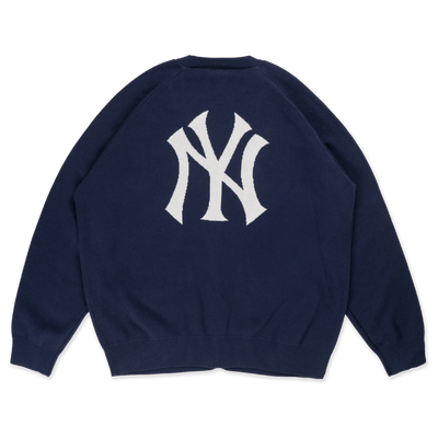 NEW YORK YANKEES ESSENTIAL NAVY CARDIGAN