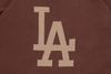 LOS ANGELES DODGERS ESSENTIAL DARK BROWN CARDIGAN