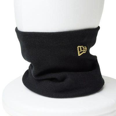 NEW ERA GOLD FLAG LOGO BLACK GAITER