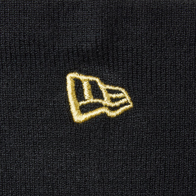 NEW ERA GOLD FLAG LOGO BLACK GAITER