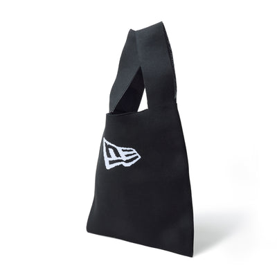 NEW ERA BLACK KNIT TOTE BAG