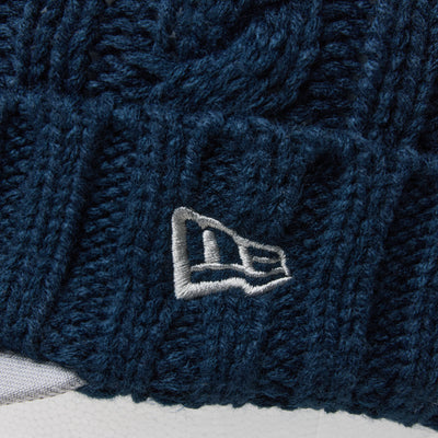 NEW ERA GOLF NAVY VISOR KNIT BEANIE