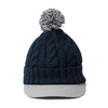 NEW ERA GOLF NAVY VISOR KNIT BEANIE