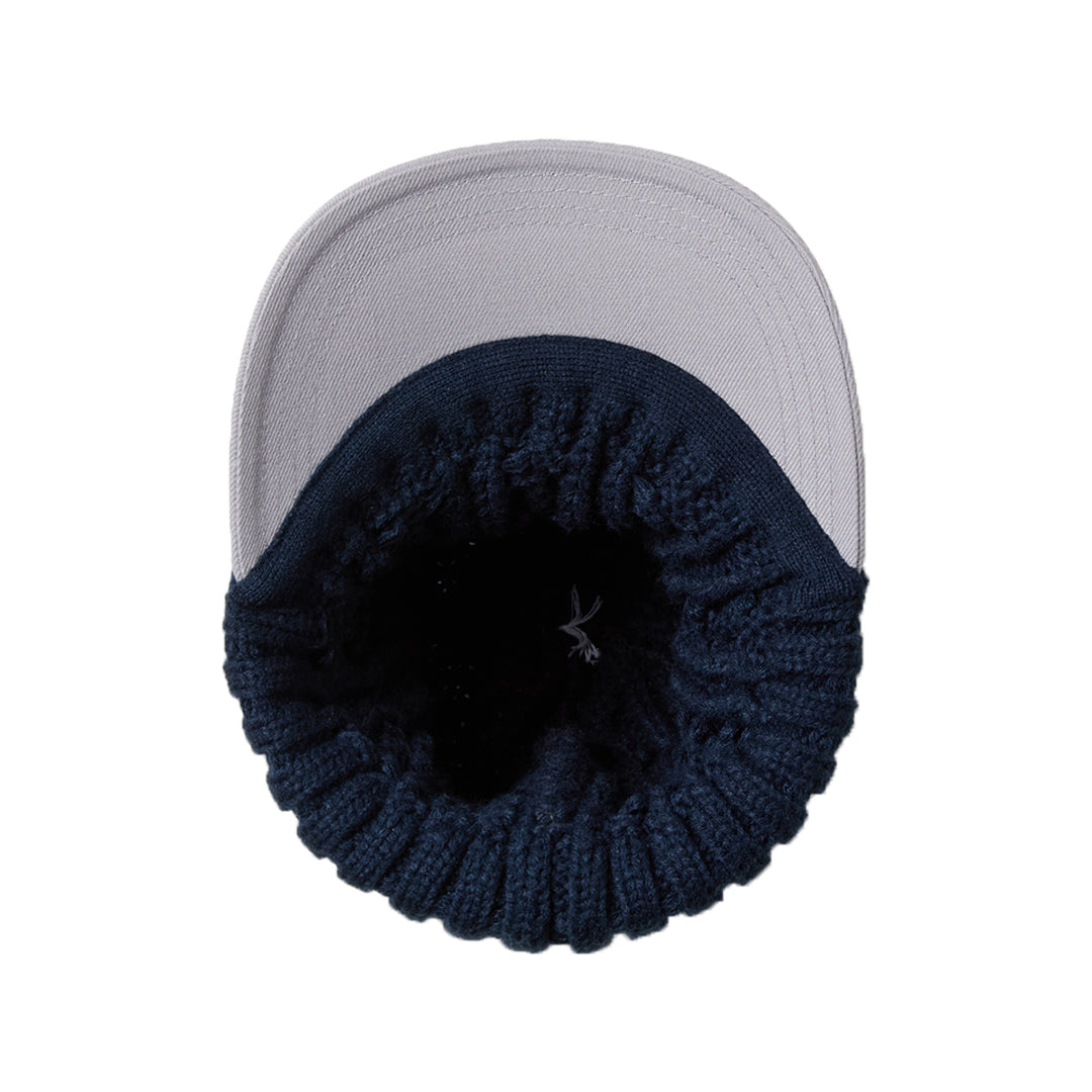 NEW ERA GOLF NAVY VISOR KNIT BEANIE